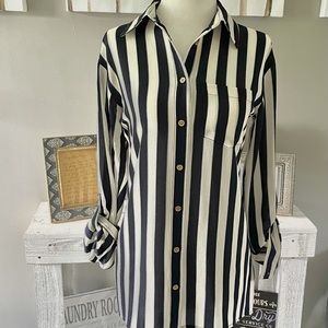 Michael Kors XS Angie Button Down Blouse